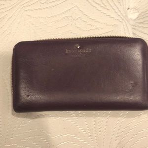 Purple Kate Spade wallet